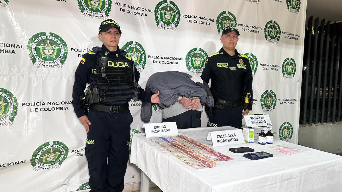 Capturan en Bucaramanga a hombre con drogas sintéticas tras persecución