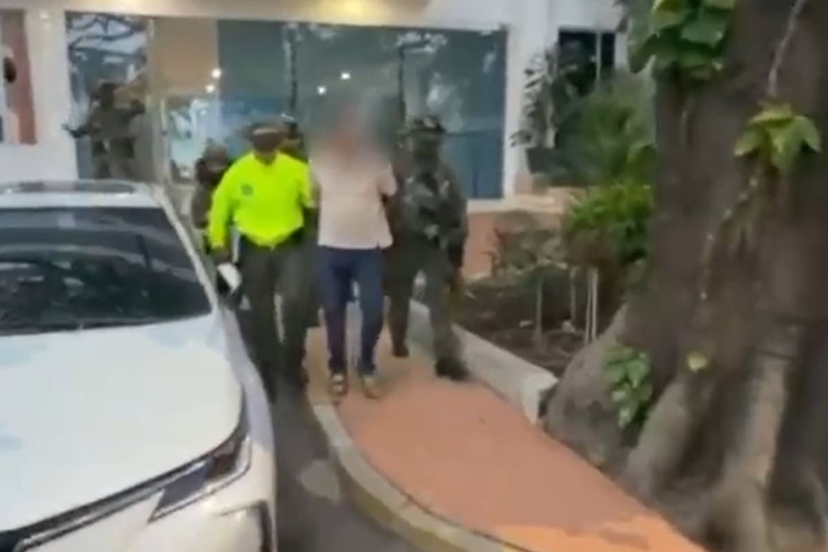 Capturan en Cúcuta a alias Gustavo pedido por Brasil por narcotráfico. | Foto: Tomada de Video