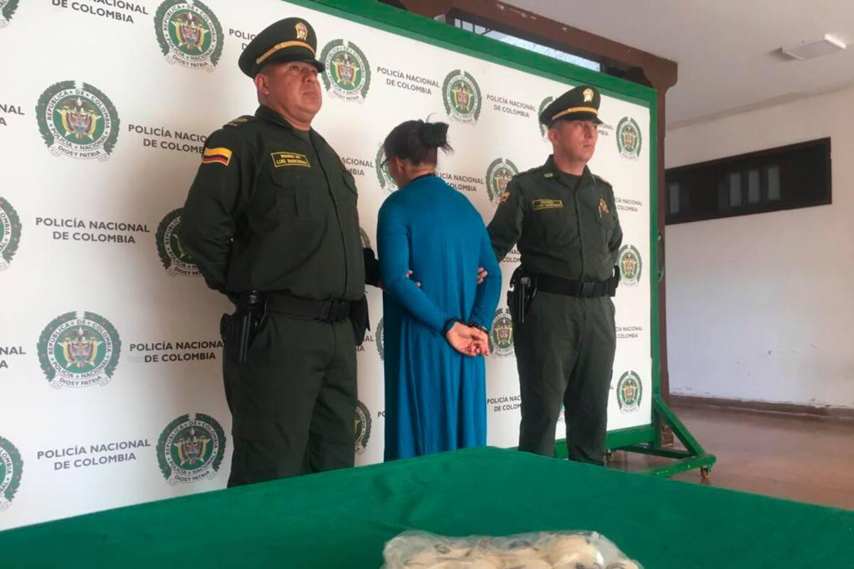 El operativo se cumplió en horas de la mañana de ayer, lunes festivo, en el Aeropuerto Internacional Palonegro.