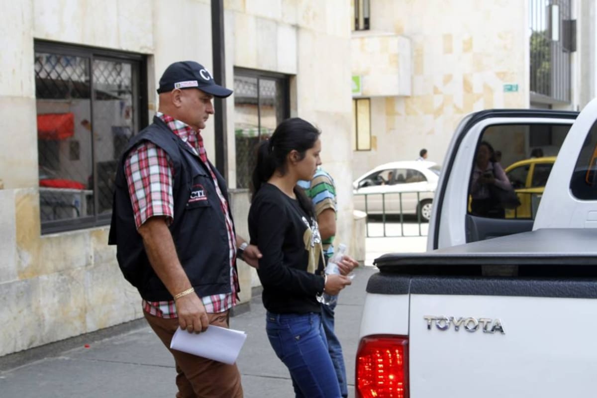 Un juez de control de garantías le dictó medida de aseguramiento en establecimiento carcelario a Lizeth Paola Eslava Vargas. (Foto: M.V. / VANGUARDIA LIBERAL)