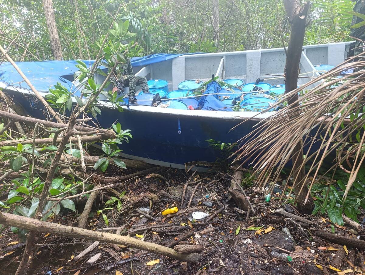 Fuerzas Armadas frustran envío de cocaína a Centroamérica. // Foto: cortesía - Armada Nacional.