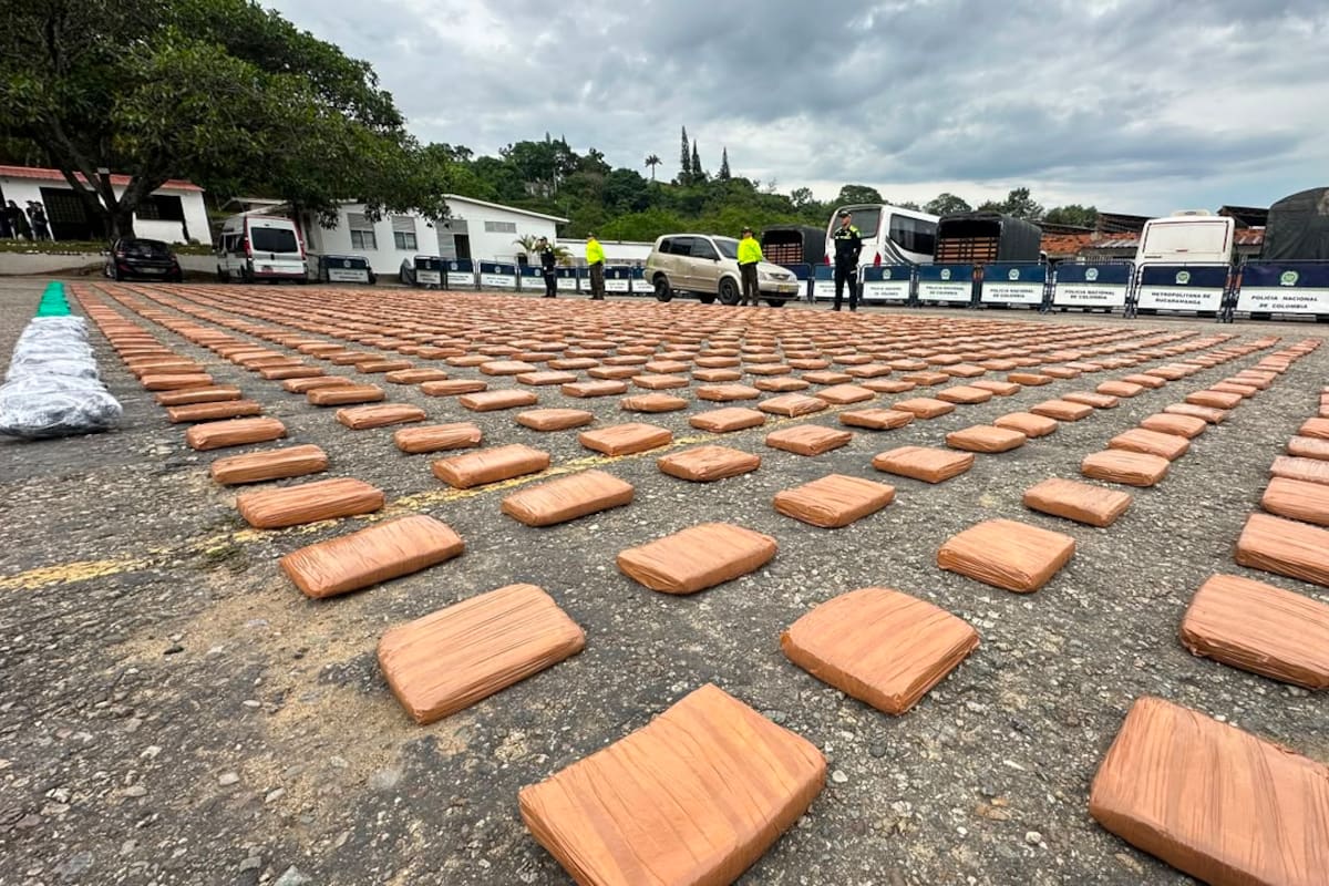 Cargamento de marihuana terminó abandonado luego de que conductor intentara embestir a policías en Santander