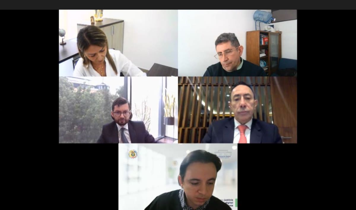 Audiencia de imputación de cargos contra el presidente de Ecopetrol, Ricardo Roa, por las presuntas irregularidades en la compra del apartamento 901 en el barrio El Chicó de Bogotá.