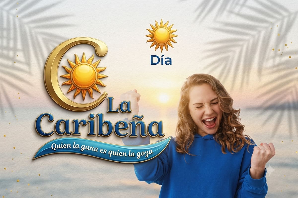 Último resultado del sorteo de Caribeña Día.