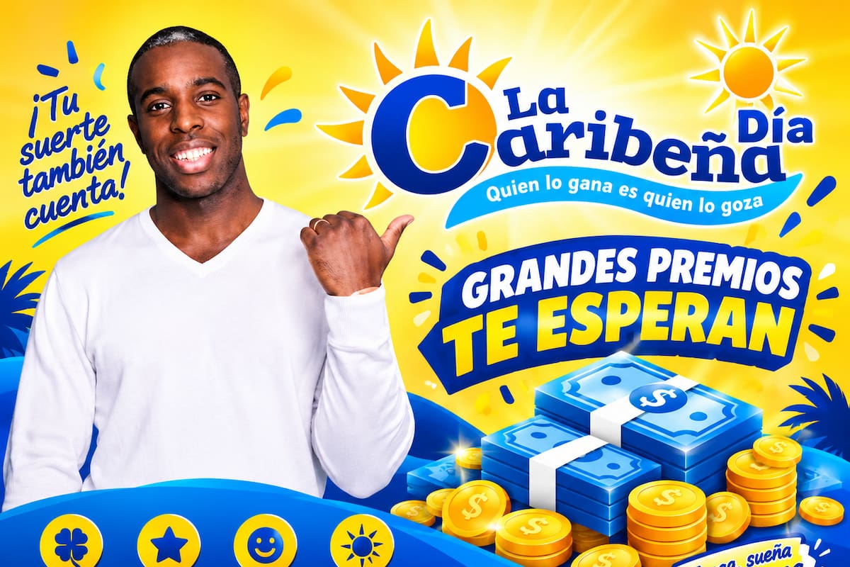 Caribeña Día: resultado del sorteo de hoy jueves 22 de octubre de 2026.