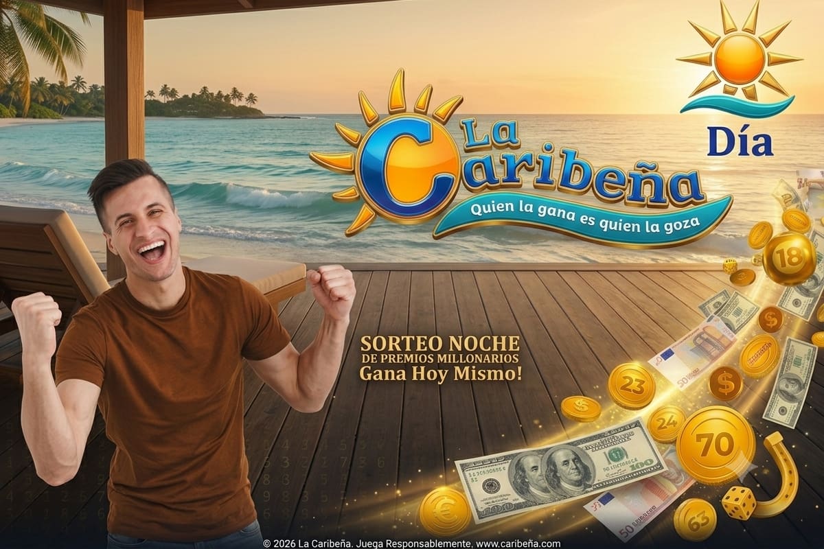 Caribeña Día: resultado del sorteo de hoy.