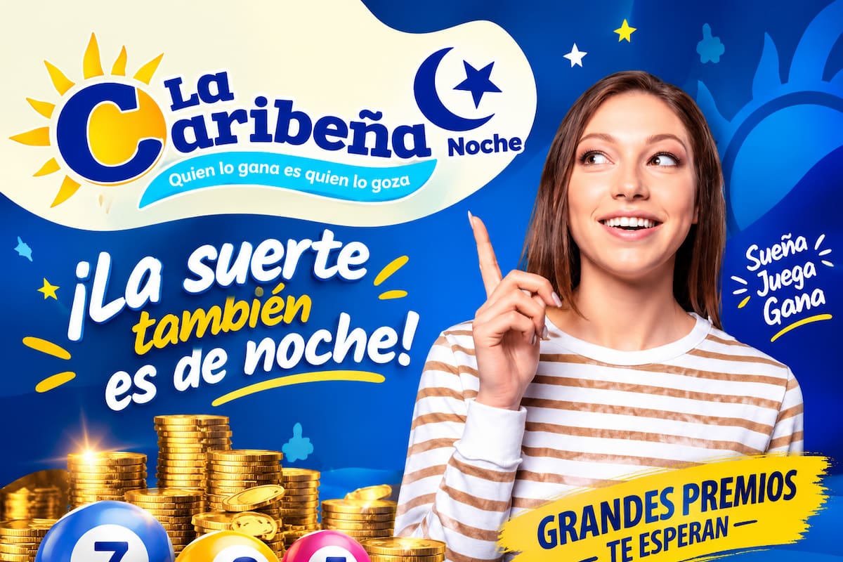 Caribeña Noche: resultado del sorteo de hoy jueves 22 de octubre de 2026.