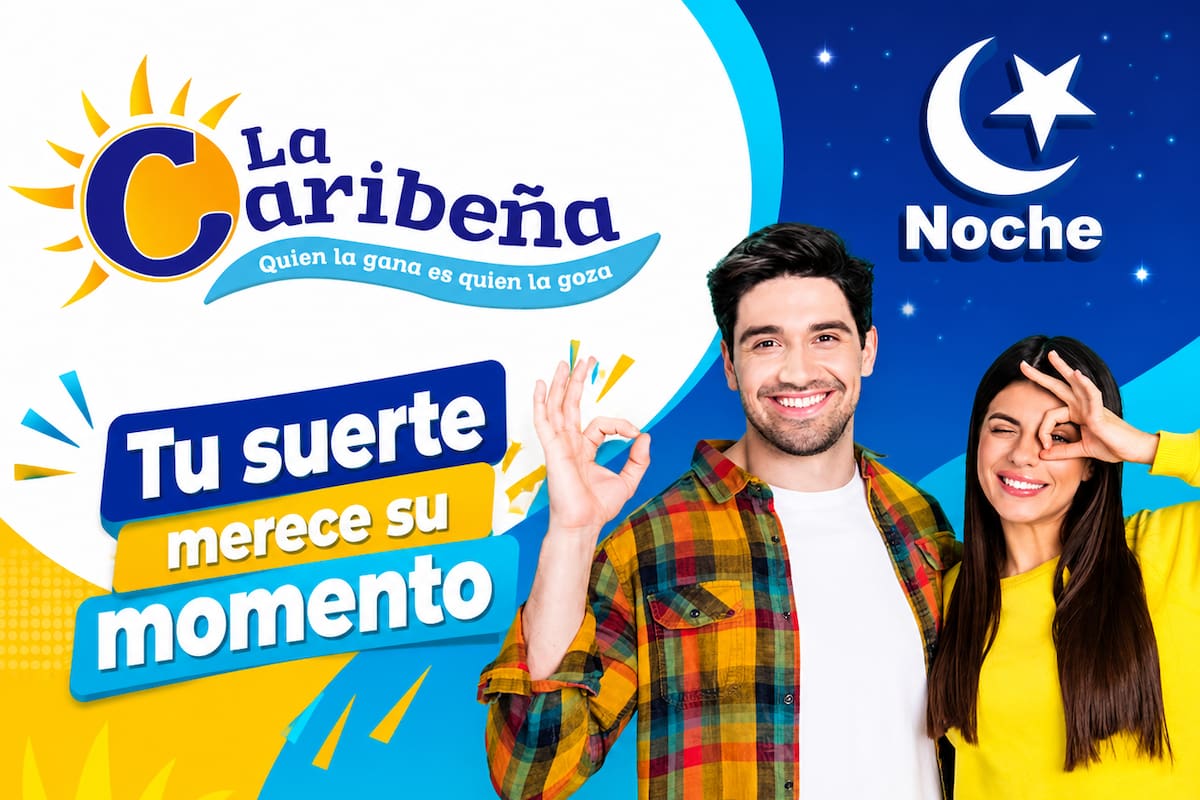 Sorteo de hoy de Caribeña Noche. Usted puede ser el ganador.