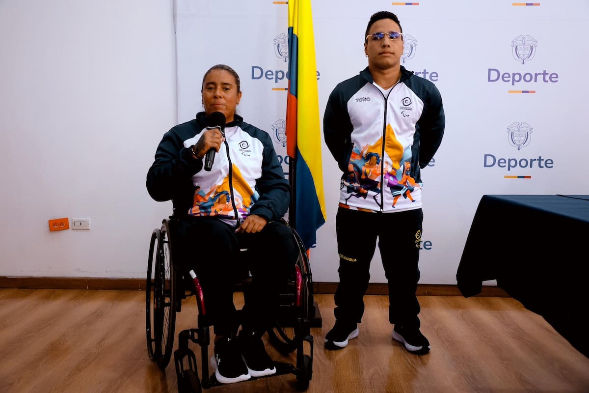 Carlos Daniel Serrano, será abanderado de Colombia en los Juegos Parasuramericanos Valledupar 2026. Foto: Ministerio del Deporte