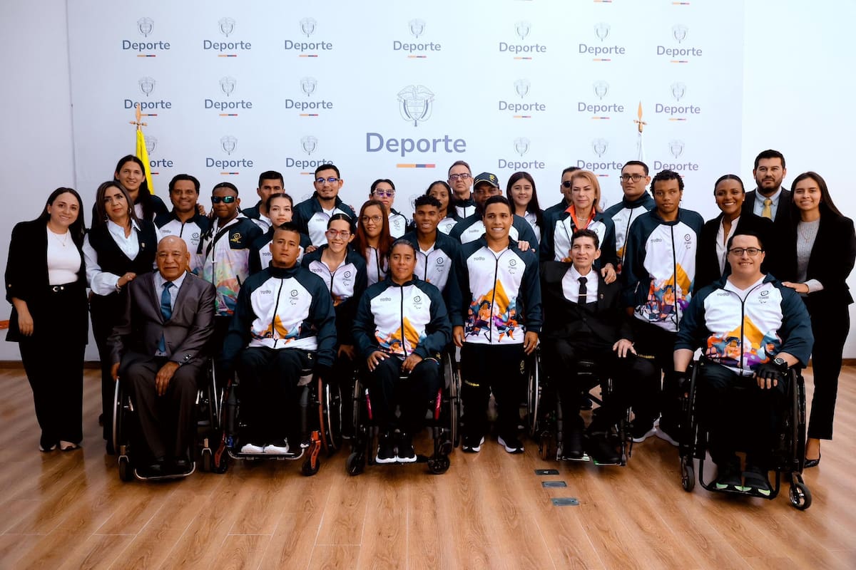 Carlos Daniel Serrano, será abanderado de Colombia en los Juegos Parasuramericanos Valledupar 2026. Foto: Ministerio del Deporte