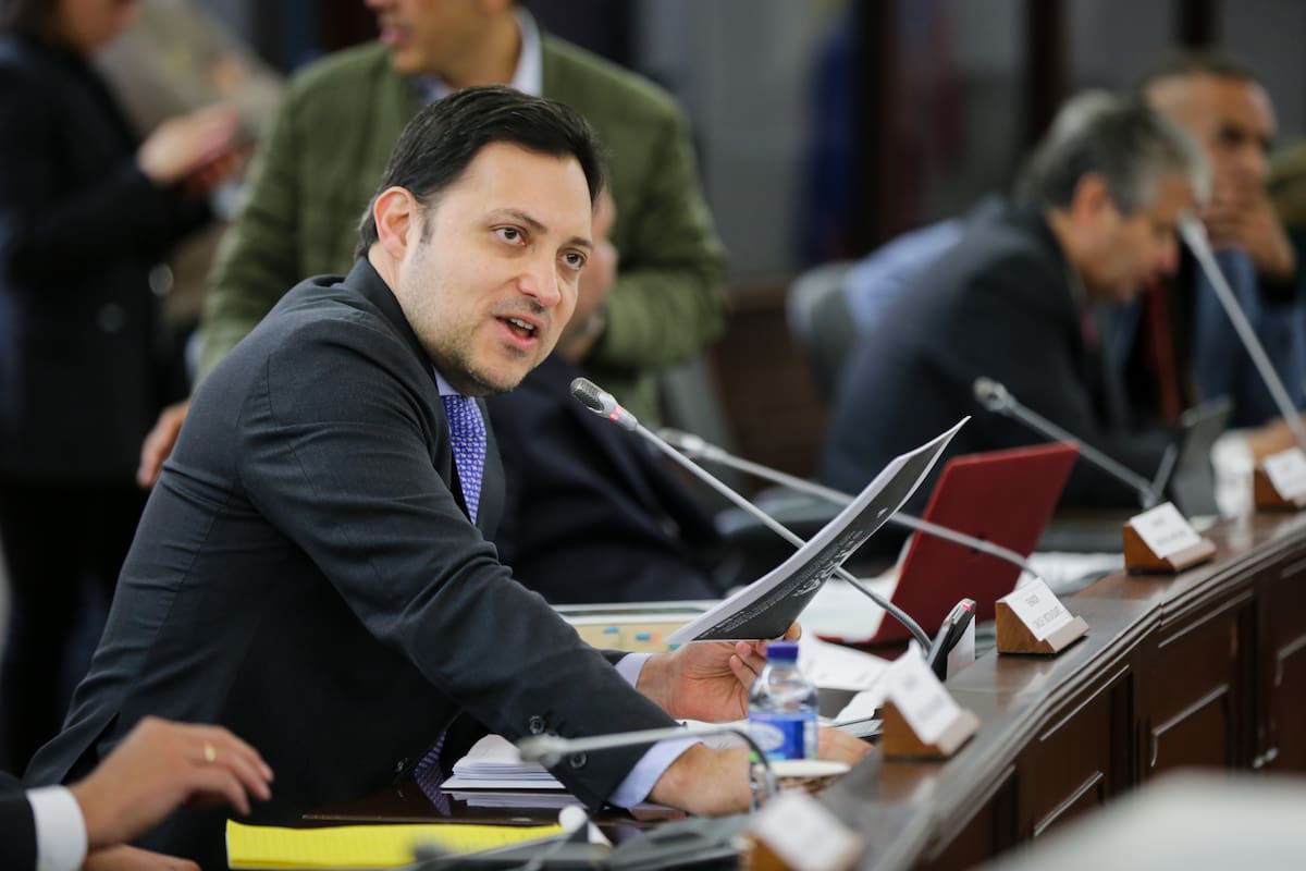 Carlos Fernando Motoa, senador de la República por el partido Cambio Radical. // Foto: Colprensa - Mariano Vimos.