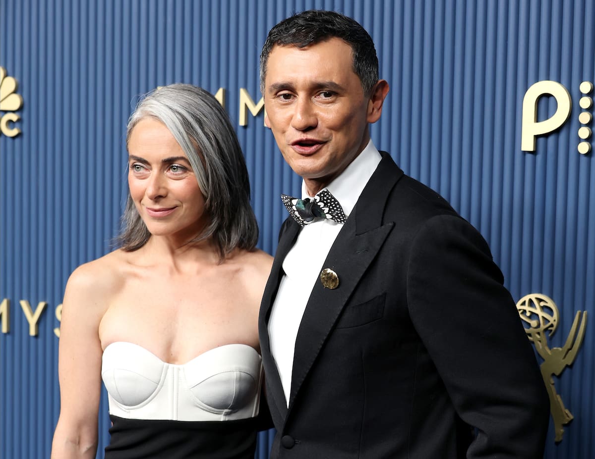 Jimena Durán y el actor colombiano Carlos Manuel Vesga llegan a la 78.ª ceremonia anual de los premios Emmy, celebrada en el Peacock Theater de Los Ángeles, California (EE. UU.), el 14 de septiembre de 2026. Los Emmy celebran la excelencia en la programación televisiva nacional en horario de máxima audiencia.