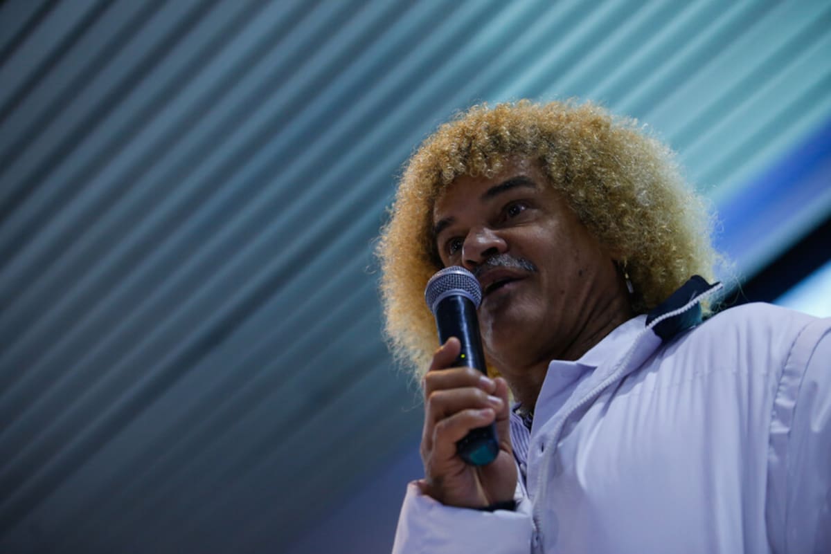 Carlos Valderrama habló de la actualidad de la selección Colombia y de Luis Díaz. Foto: Colprensa.