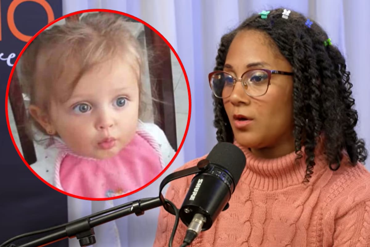 Carolina Galván rompe el silencio sobre la muerte de Sara Sofía.
Foto 1: redes sociales. Foto 2: Más Allá del Silencio Podcast.