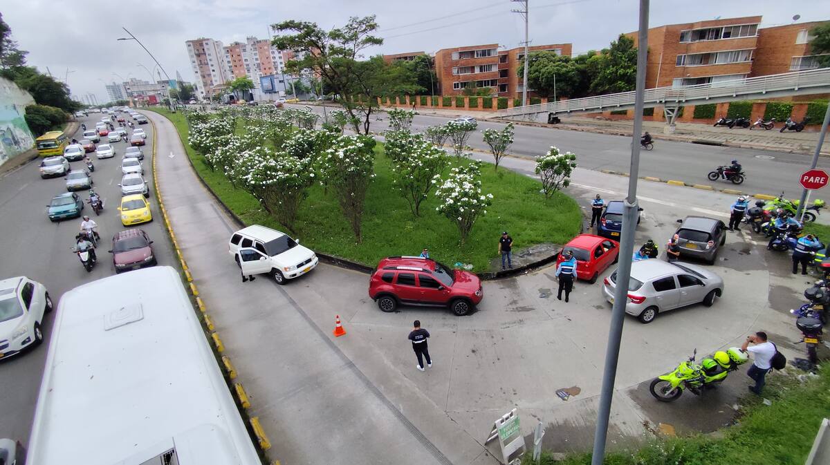 Operativos en el Carril Exclusivo de Metrolínea.