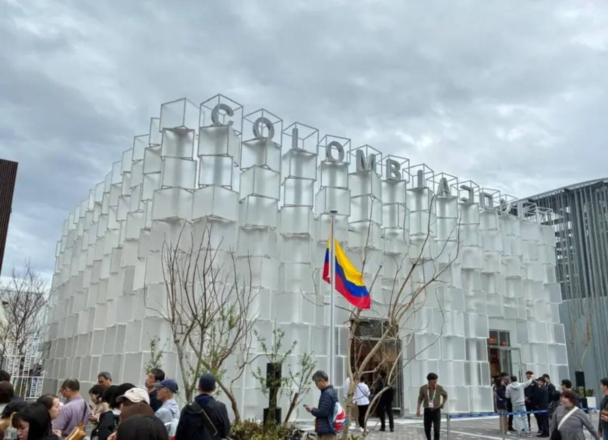 Desde Japón, la canciller Laura Sarabia defendió la cuantiosa inversión en el pabellón de Colombia en Osaka. Foto: Departamento Administrativo para la Prosperidad Social