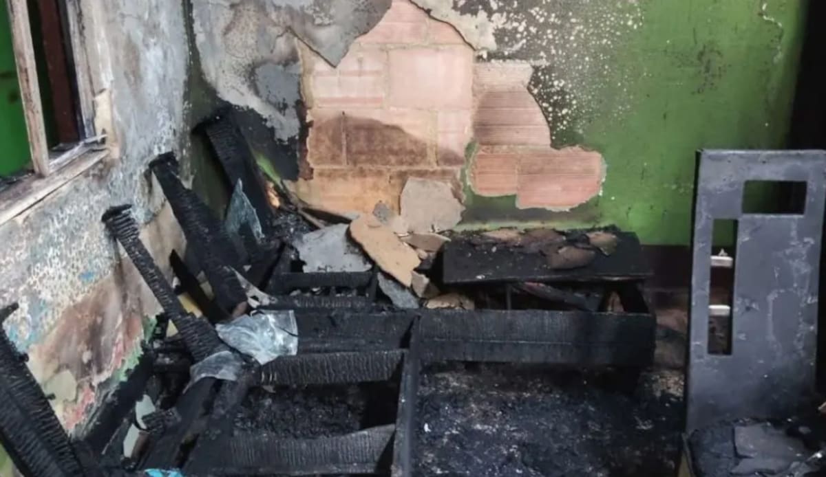Así quedó la vivienda de Paula Andrea, en Bosa, Bogotá.
Foto: Suministrada.