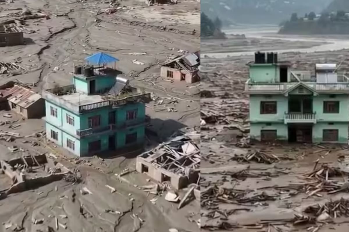 La casa fue la única que no se derrumbó durante las inundaciones. Foto: X/@arcpresentation