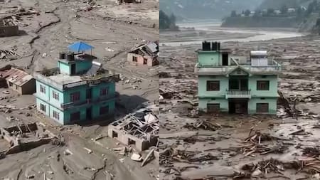 La casa verde que sobrevivió a la riada en Nepal: ¿Por qué no colapsó?