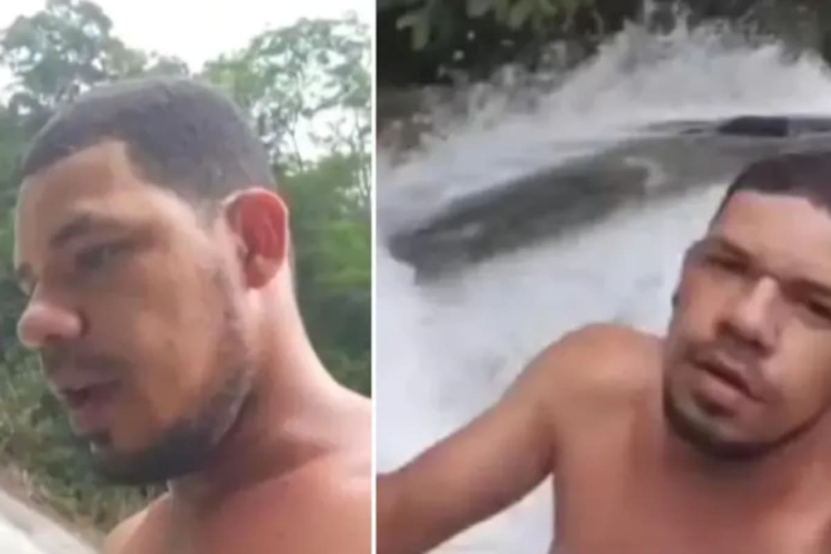Hombre grabó videos durante su visita a una cascada y murió tras una caída de 80 metros. FOTO: Captura de video de redes sociales de @Henrikipedia83