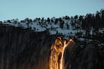 La “Cascada de Fuego” de Yosemite: el fenómeno natural que deslumbra cada año