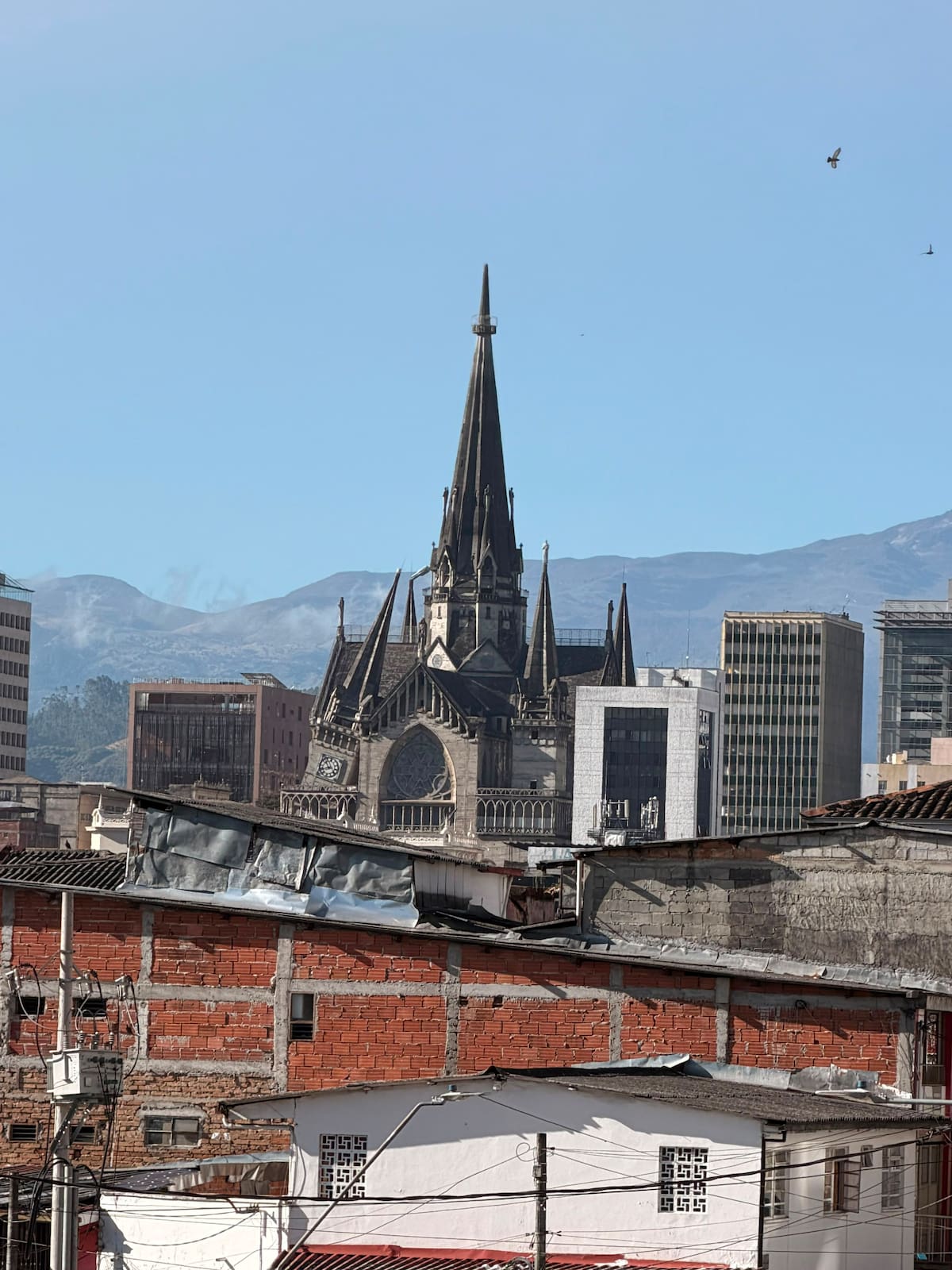 Catedral de Manizales sufrió daños por el sismo de magnitud 7,4: así está el Eje Cafetero. Foto tomada de x/VANGUARDIA
