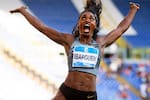 Caterine Ibargüen fue segunda en la Golden Gala de Roma