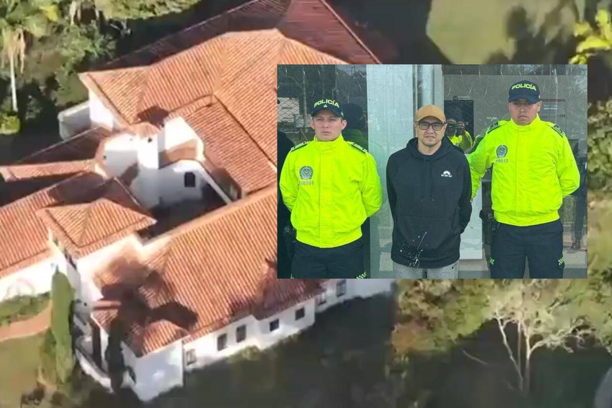 Alias H1 fue capturado en una lujosa mansión en Antioquia.
