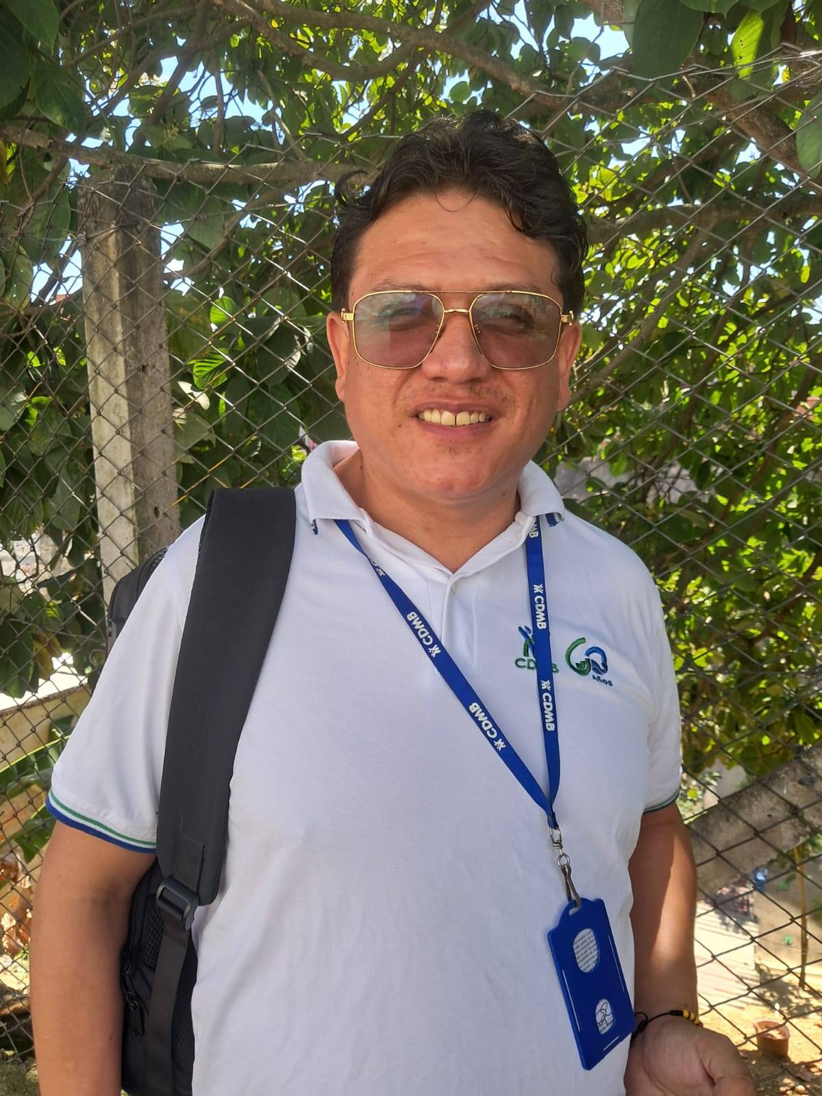 Jesús Evelio Sánchez, ingeniero civil de la CDMB.
