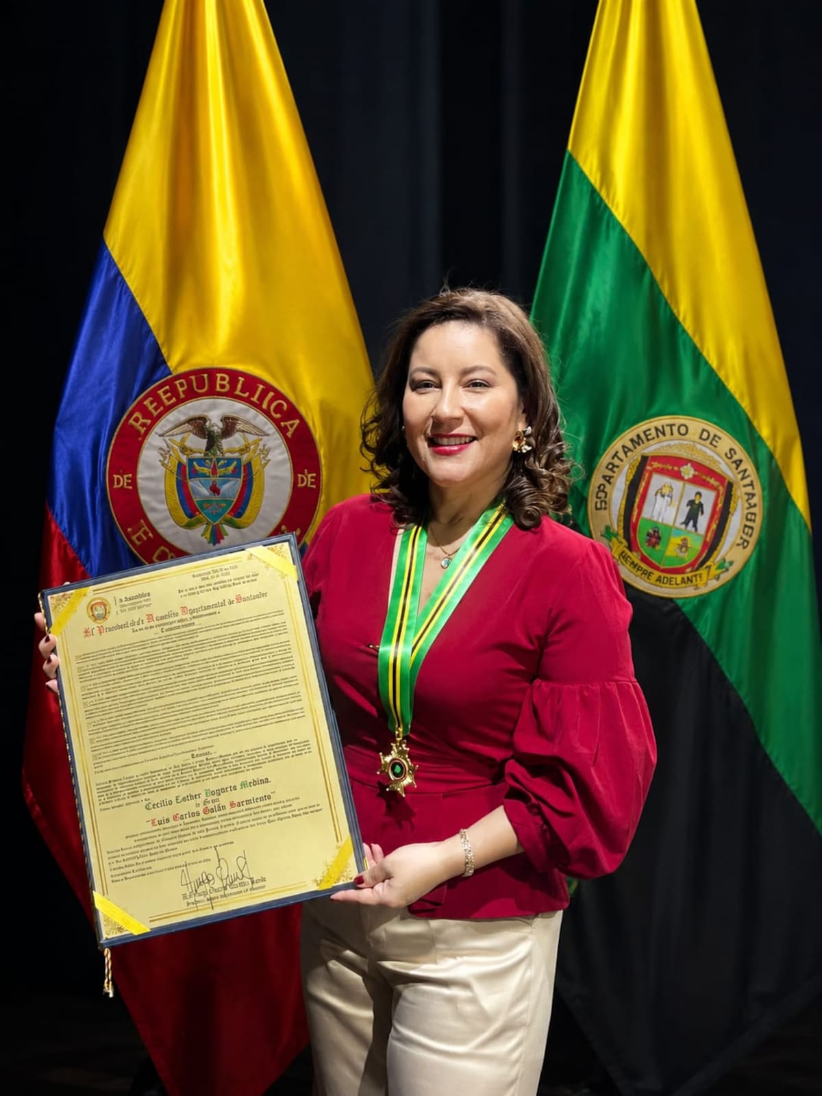 Exaltan a Cecilia Esther Payares por impulsar la política de salud mental que marcó a Santander.