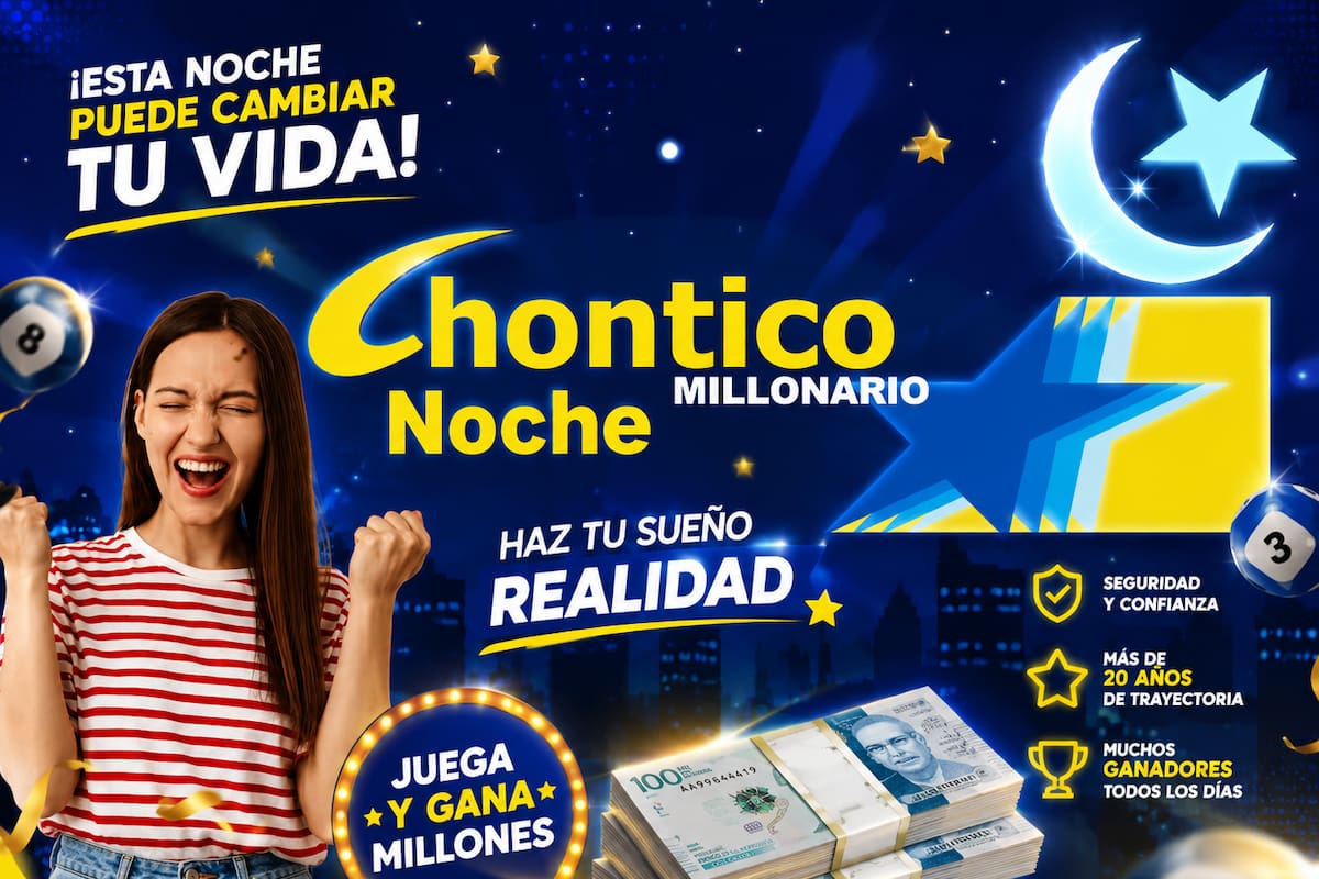 Chontico Noche: conozca los números ganadores del sorteo de hoy.