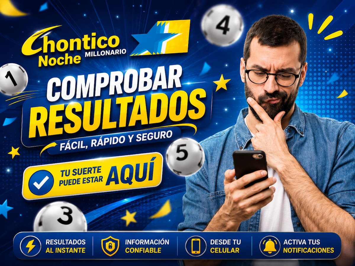 Usted puede ser el ganador del sorteo de hoy de Chontico Noche.
