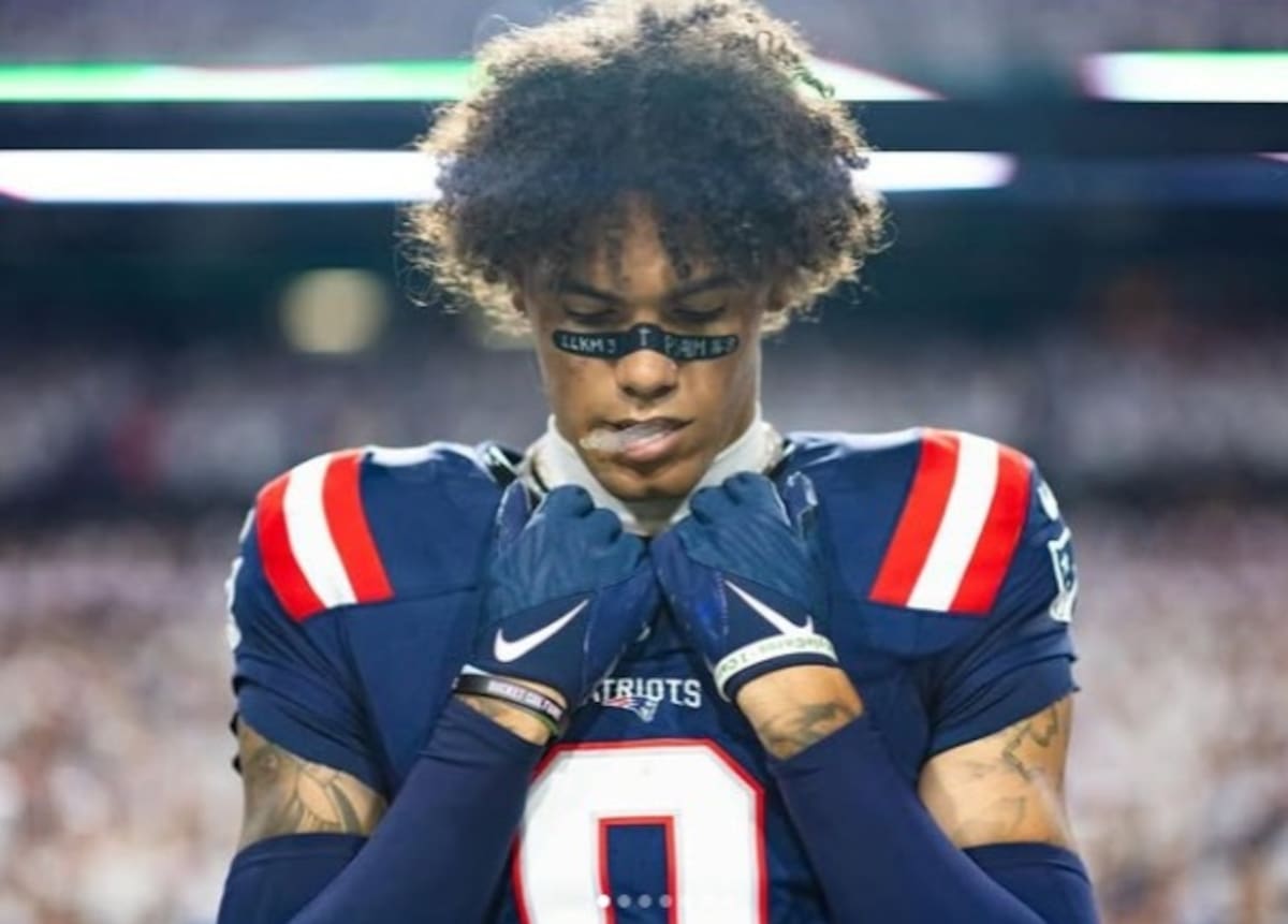 El colombiano Christian González, esquinero de los New England Patriots, sigue haciendo historia en la NFL, al contribuir a la clasificación de su equipo a la final de la Conferencia Americana (AFC). Foto: Cuenta de Instagram de Christian González.