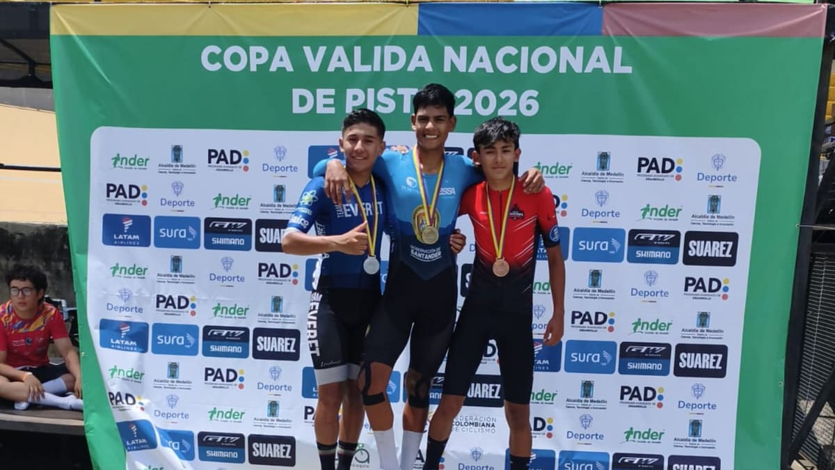 Tres oros, dos platas y cuatro bronces sumó la delegación de Santander en la segunda válida nacional de pista, clasificatoria para los Juegos Nacionales 2027.