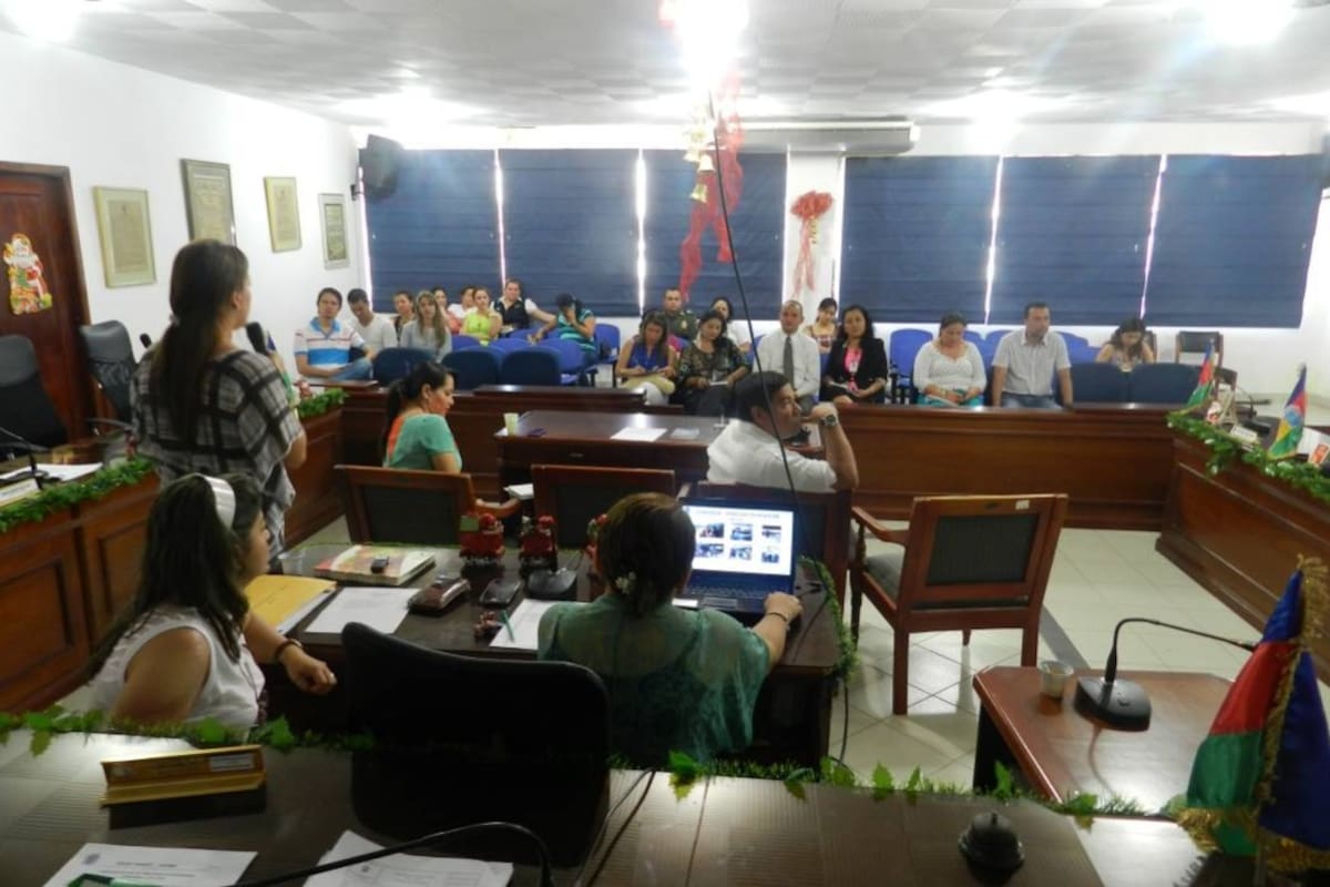 El evento fue realizado en las instalaciones del Concejo del Socorro, y contó con la presencia de los representantes de las diferentes instituciones involucradas. (Foto: Óscar Carrascal Torrado/VANGUARDIA LIBERAL)
