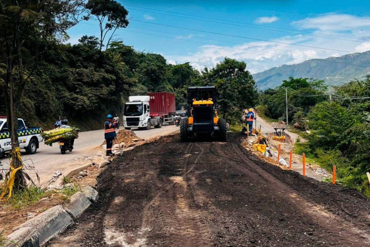 Cierres viales en Bucaramanga: atento, se iniciaron obras a la altura de ‘Paso Malo’