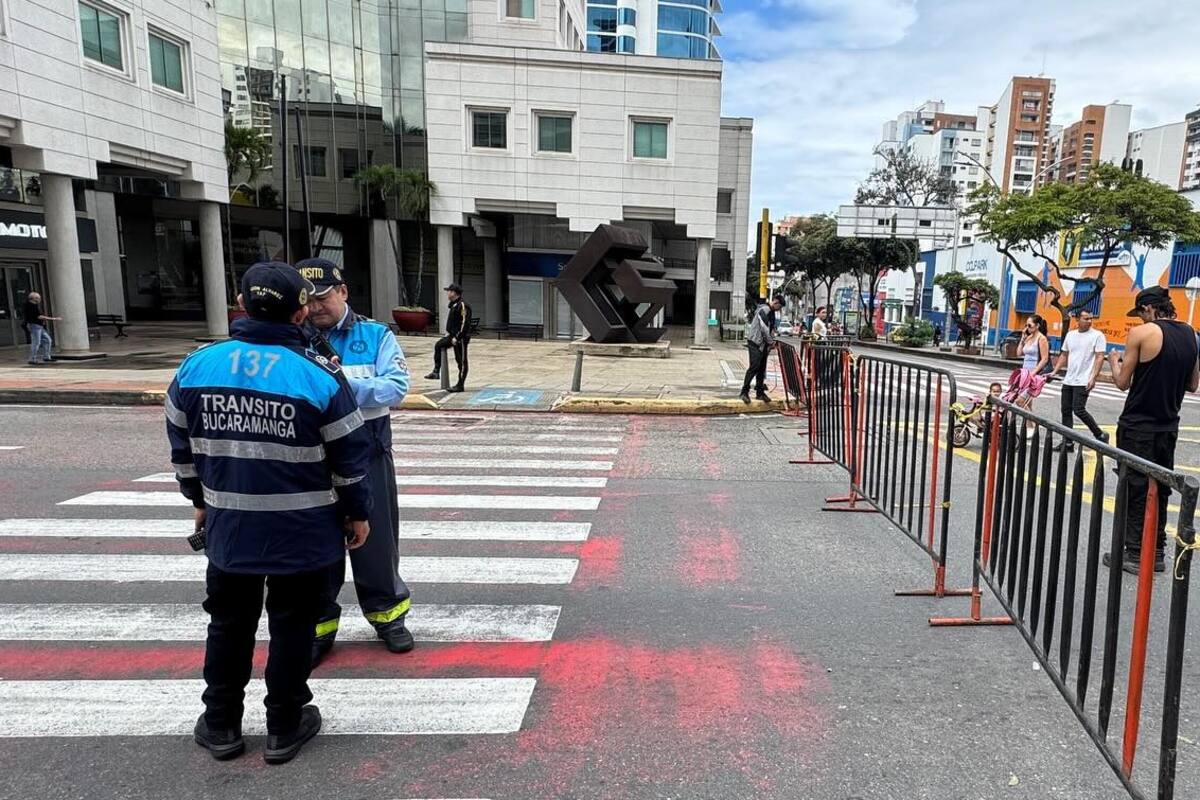 La carrera 27 estará cerrada en sentido norte - sur, desde la Puerta del Sol hasta las afueras de la Universidad Industrial de Santander, UIS. (Foto: archivo / VANGUARDIA)