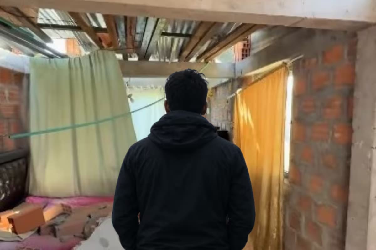 Cifuentes anunció que ayudará a reconstruir la vivienda Foto: Redes Sociales