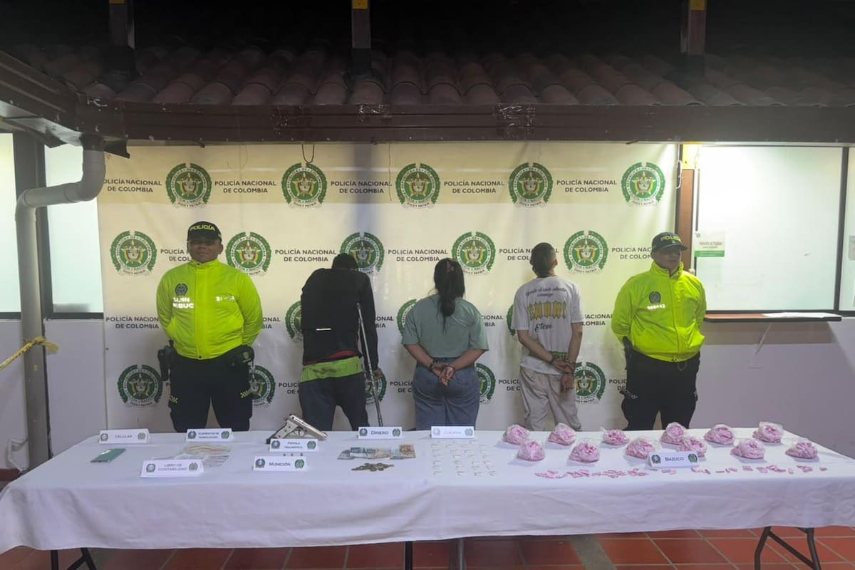 Cinco capturados y más de 21 kilos de marihuana incautados, parte de la droga tendría como destino la Cárcel Modelo de Bucaramanga