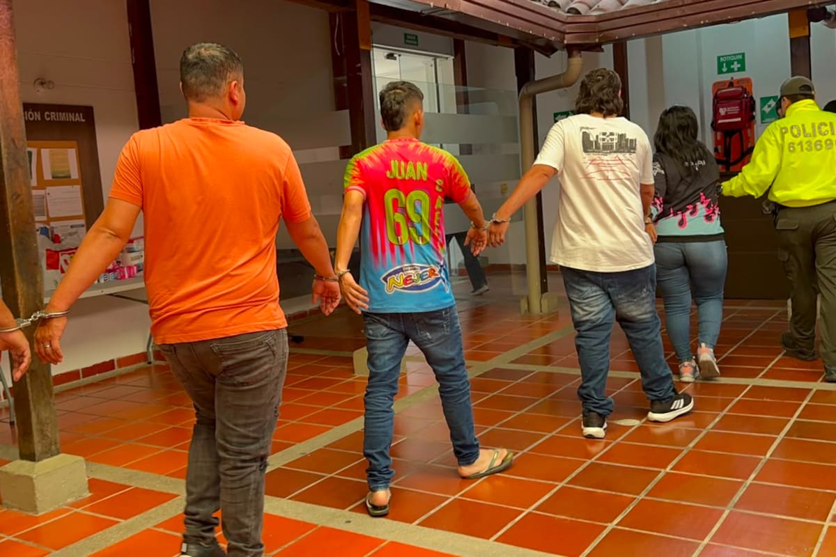 Cinco personas fueron capturadas por su presunta participación en la banda ‘Renacer’.