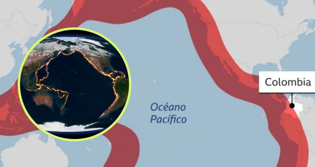 Indonesia y Colombia forman parte del Cinturón de Fuego del Pacífico, una de las regiones con mayor actividad sísmica del planeta.