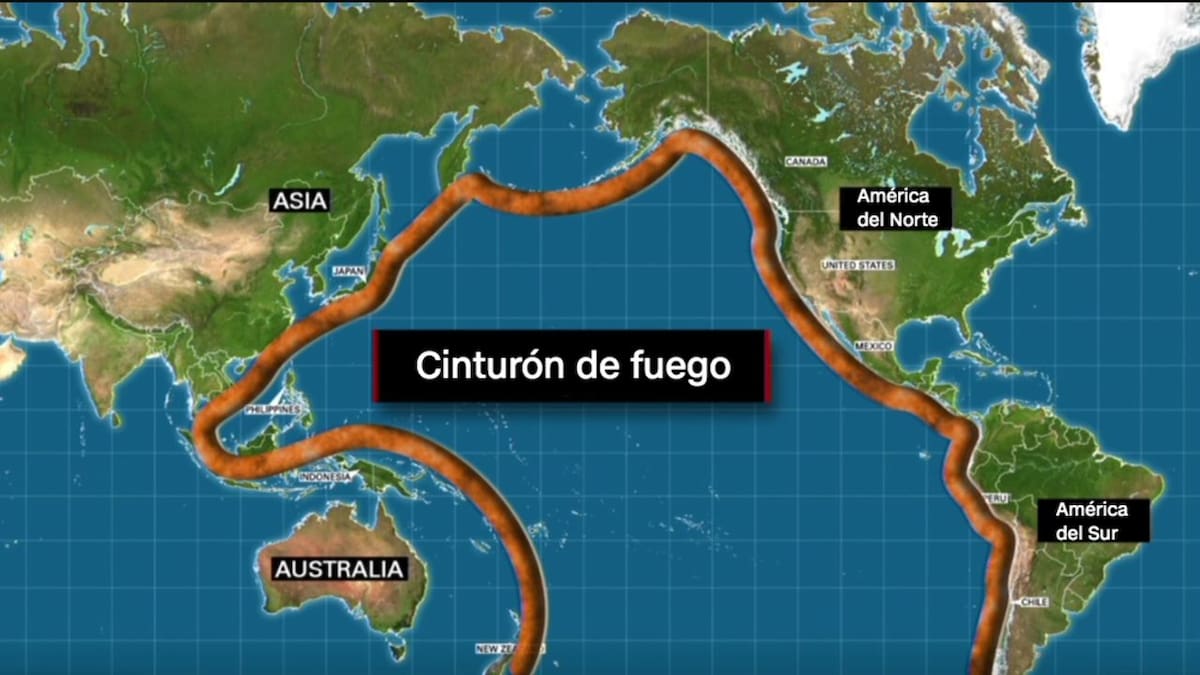 Cerca del 90% de los terremotos ocurren en un mismo lugar: el Cinturón de Fuego del Pacífico, un área de unos 40.000 km que abarca zonas como los Andes, la costa oeste de México y Estados Unidos y Japón y Taiwán, y que es donde además se registra la mayor actividad volcánica del planeta.