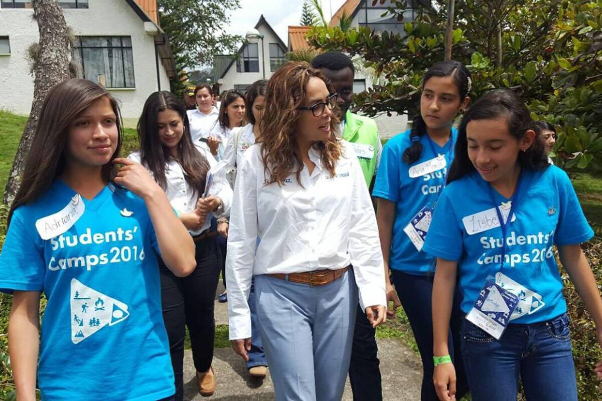 En la localidad de Cite se llevó a cabo uno de los nueve Campos de Inmersión en Inglés. Hasta allí llegó la Ministra de Educación Nacional para visitar a los estudiantes de dos instituciones educativas de Boyacá. (Foto: Suministrada / VANGUARDIA LIBERAL)