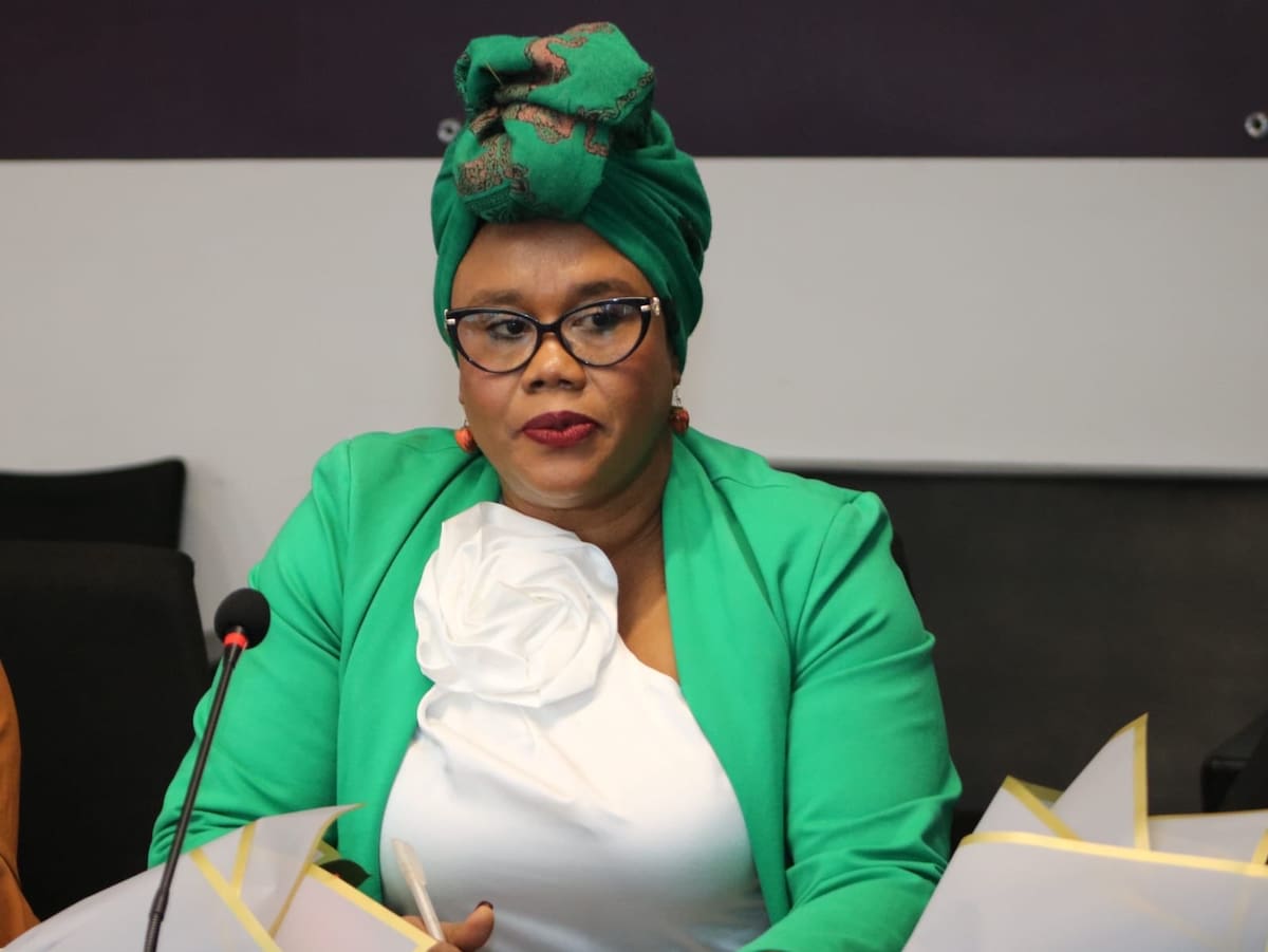 Claribet Palacios García, presidenta nacional de la Unión de Trabajadoras Afrocolombianas del Servicio Doméstico . Foto: X / MinTrabajo
