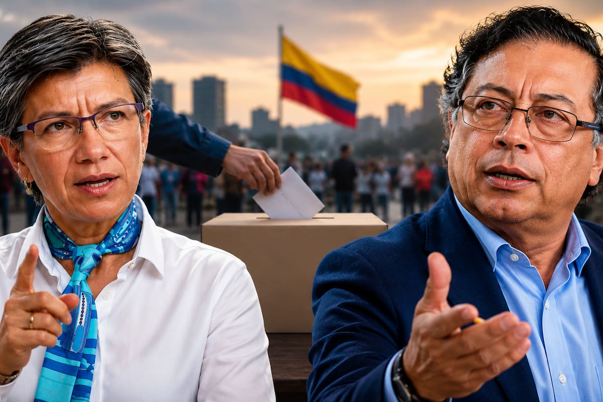 Claudia López denunció a Gustavo Petro por presunta intervención electoral. | Foto: Vanguardia.