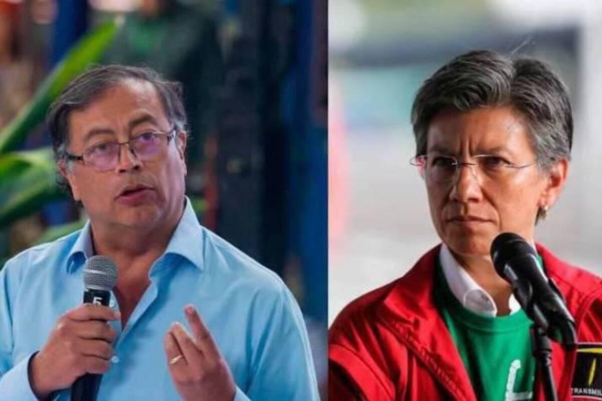 Petro y Claudia López protagonizaron nueva pelea en redes sociales Archivo Colprensa / VANGUARDIA