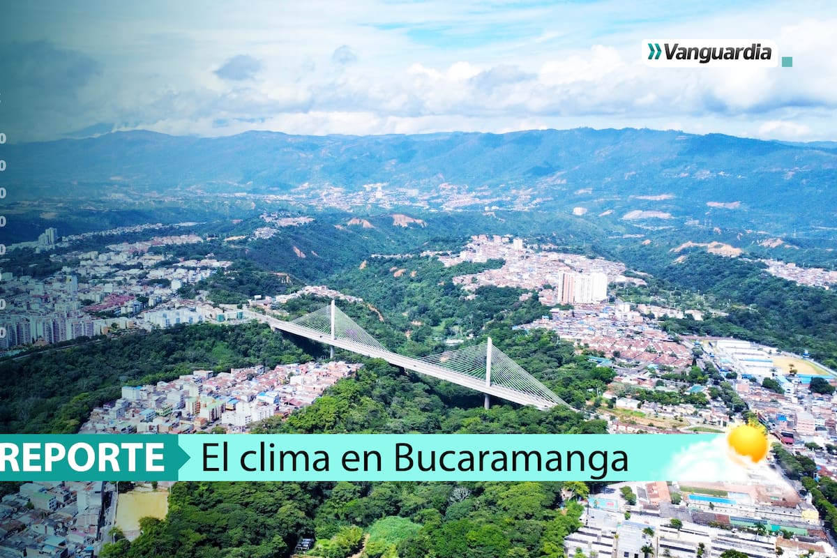 Clima hoy Colombia: Este este es el reporte del clima en Bucaramanga hoy domingo 29 de septiembre.