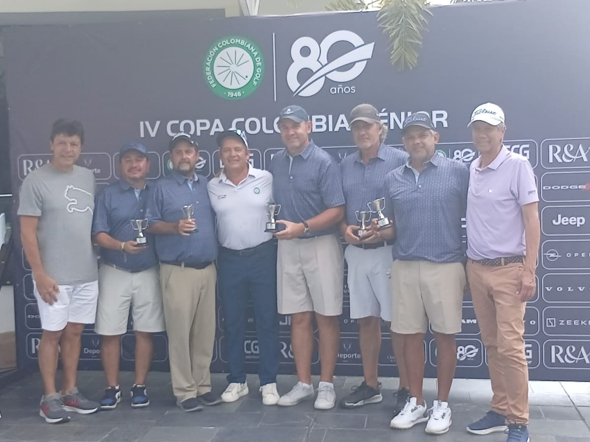 Club Campestre de Bucaramanga fue Subcampeón Nacional de Golf Sénior en Santander. Foto: Cortesía/Vanguardia