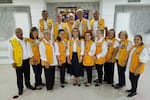 Visita de la Gobernadora del Distrito F4 de Colombia del Club de Leones