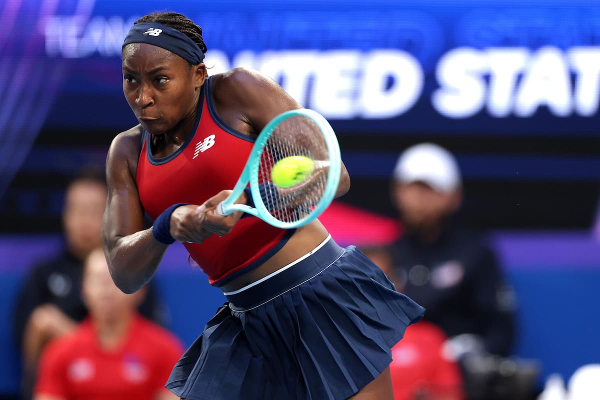 Coco Gauff lidera a Estados Unidos en la United Cup que se está disputando en Australia. (Foto: EFE / VANGUARDIA).